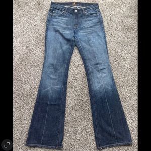 7 for All mankind flare medium wash jeans